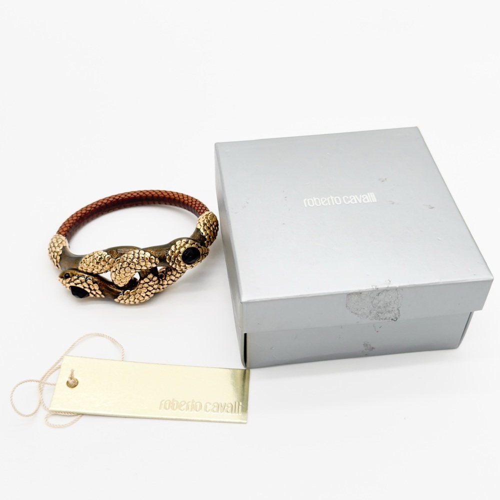 Vintage Roberto Cavalli snake Bracelet